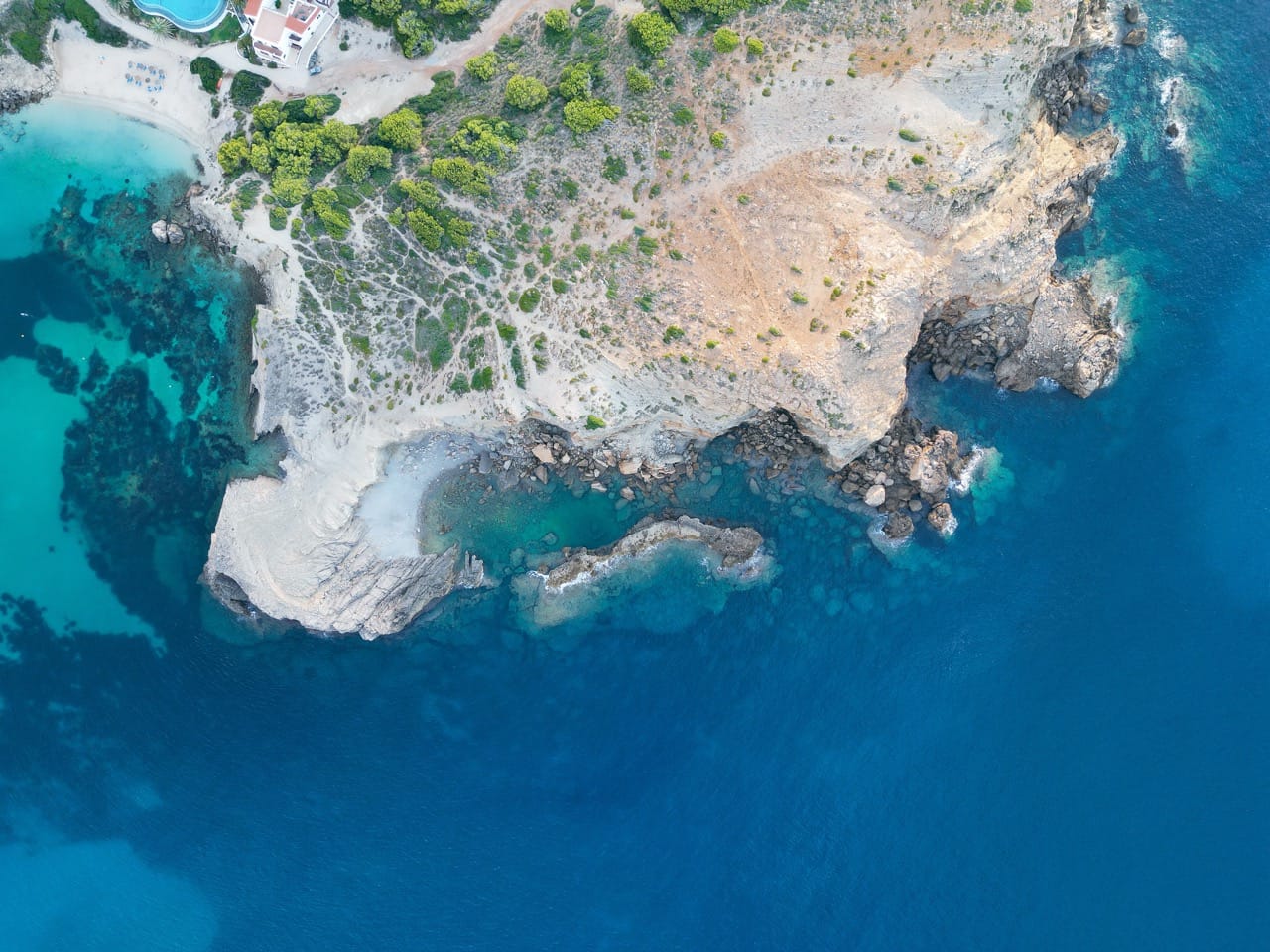 Cabrera archipelago turquoise waters