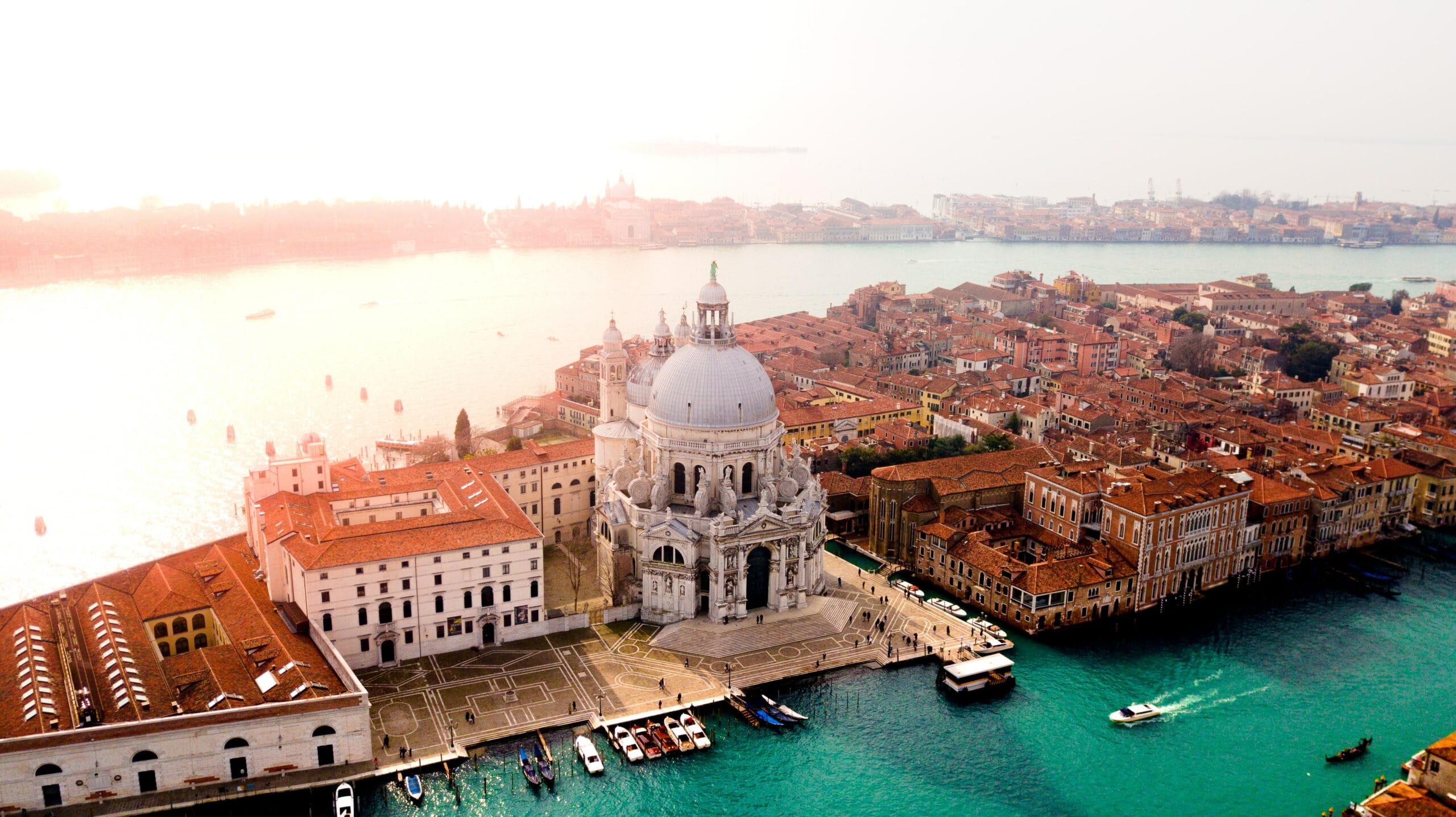 Italian coastline and villages